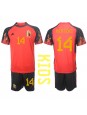 Belgie Dries Mertens #14 Domácí dres pro děti MS 2022 Krátký Rukáv (+ trenýrky)
